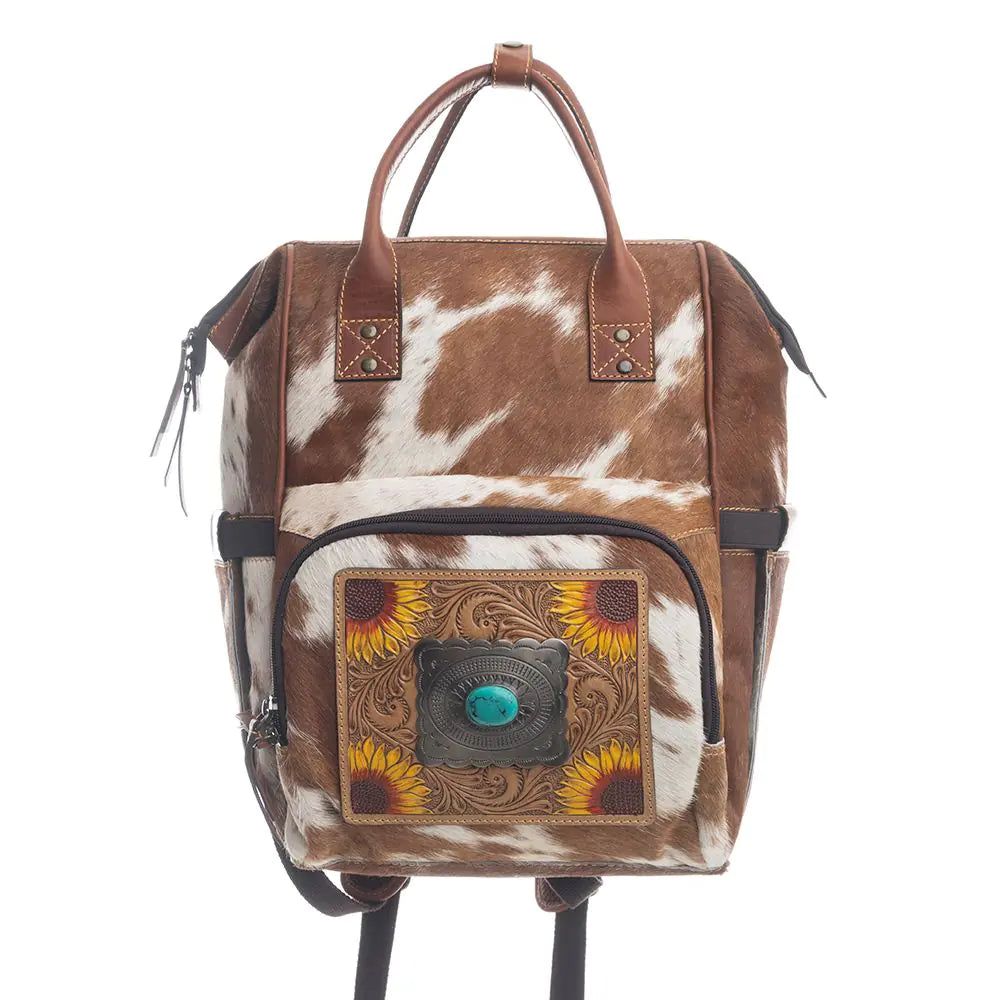 Myra Sunflower Spree Diaper Bag/Backpack
