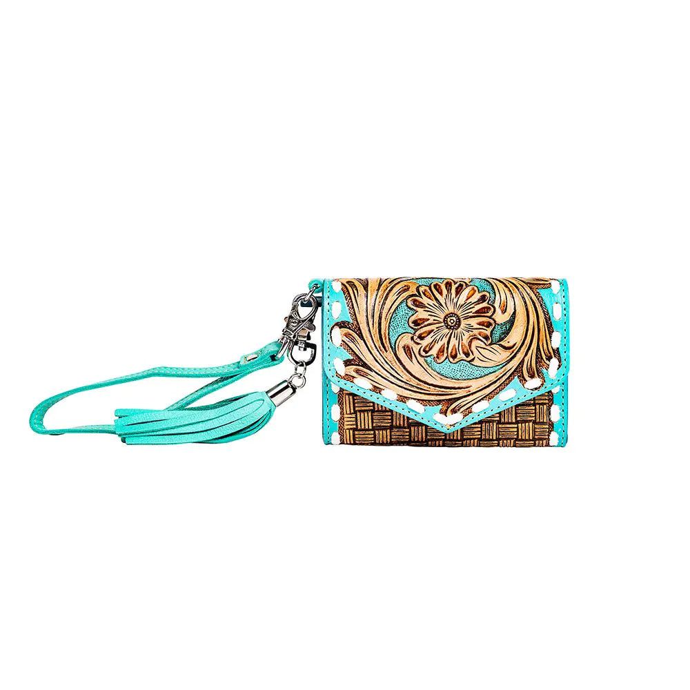 Myra Women's Treasure Bloom Hand-Tooled Wallet