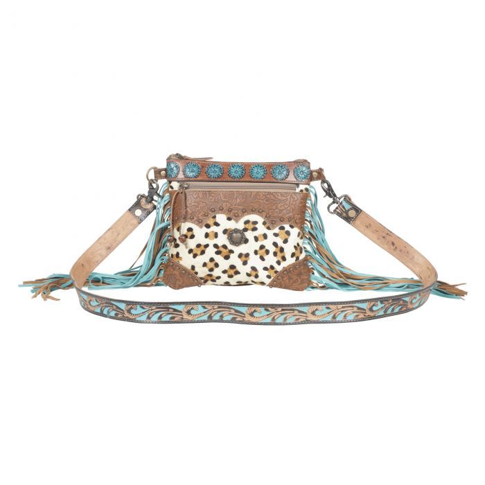 Myra Eclectic Embrace Hand Tooled Bag