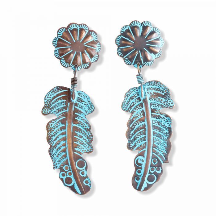 Myra Hex Petals Earrings