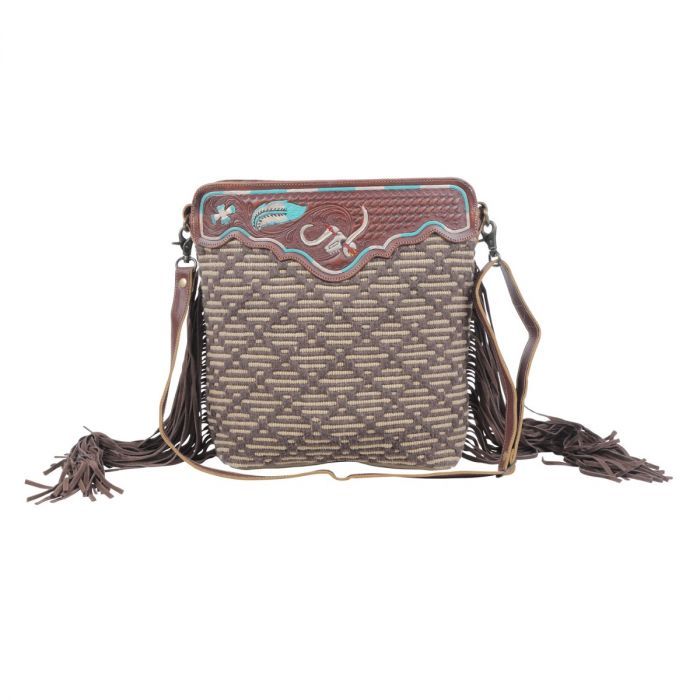 Myra Vellichor Hand Tooled bag