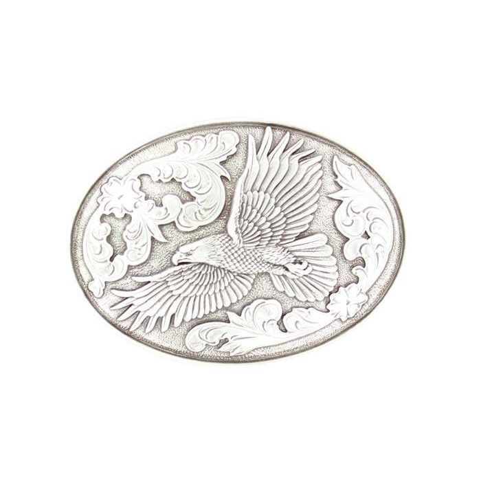 Nocona Men's Oval Eagle Buckle - Flying Eagle