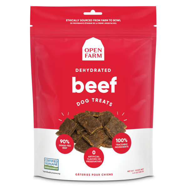 Open Farm Dog Dehydrated Beef Treats 4.5 oz
