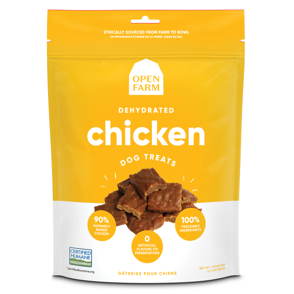 Open Farm Dog Dehydrated Chicken Treats 4.5 oz