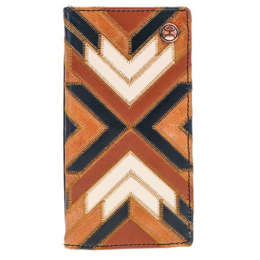 Patchwork Leather Rodeo Wallet w/Hooey Logo