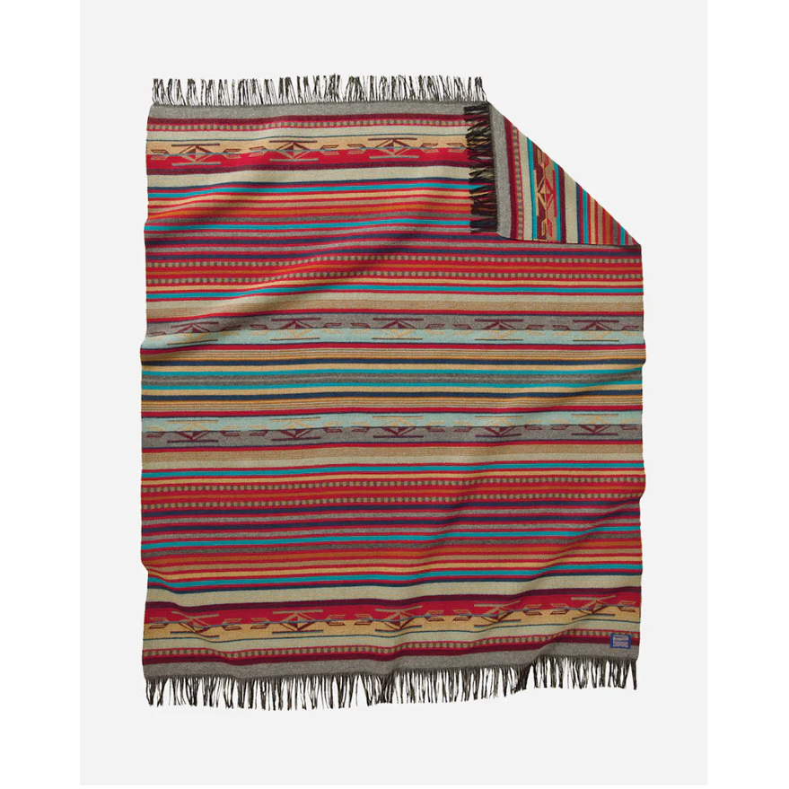Pendleton Chimayo Fringed Throw - Garnet