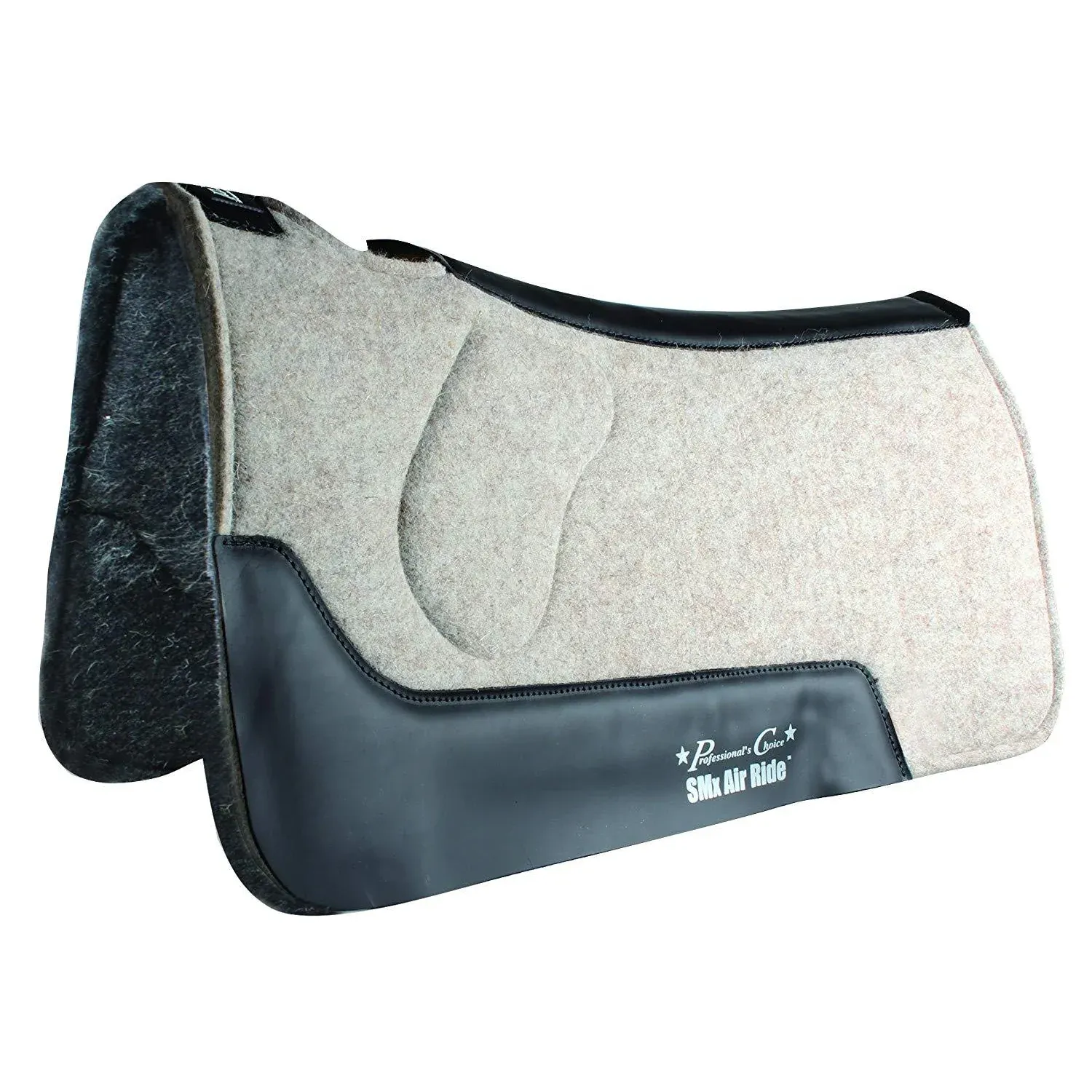 Professional's Choice Cowboy Felt OrthoSport Felt Roper Saddle Pad - Tan