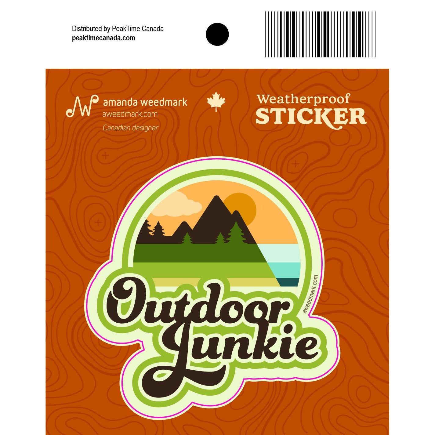 Outdoor Junkie Sticker