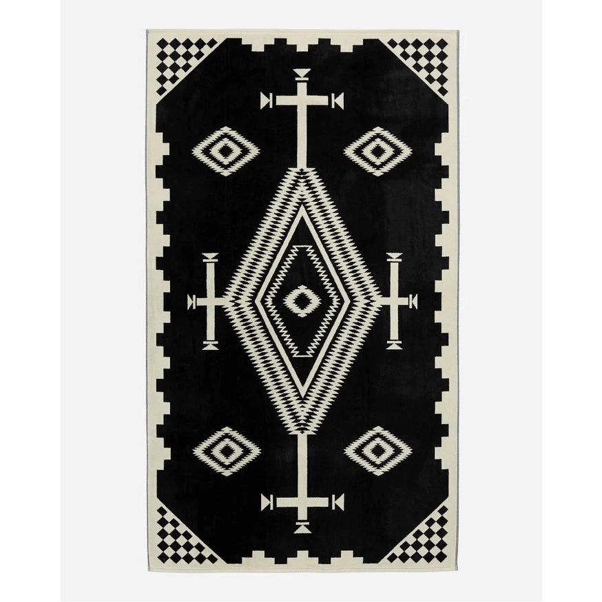 Pendleton Los Ojos Spa Towel Black