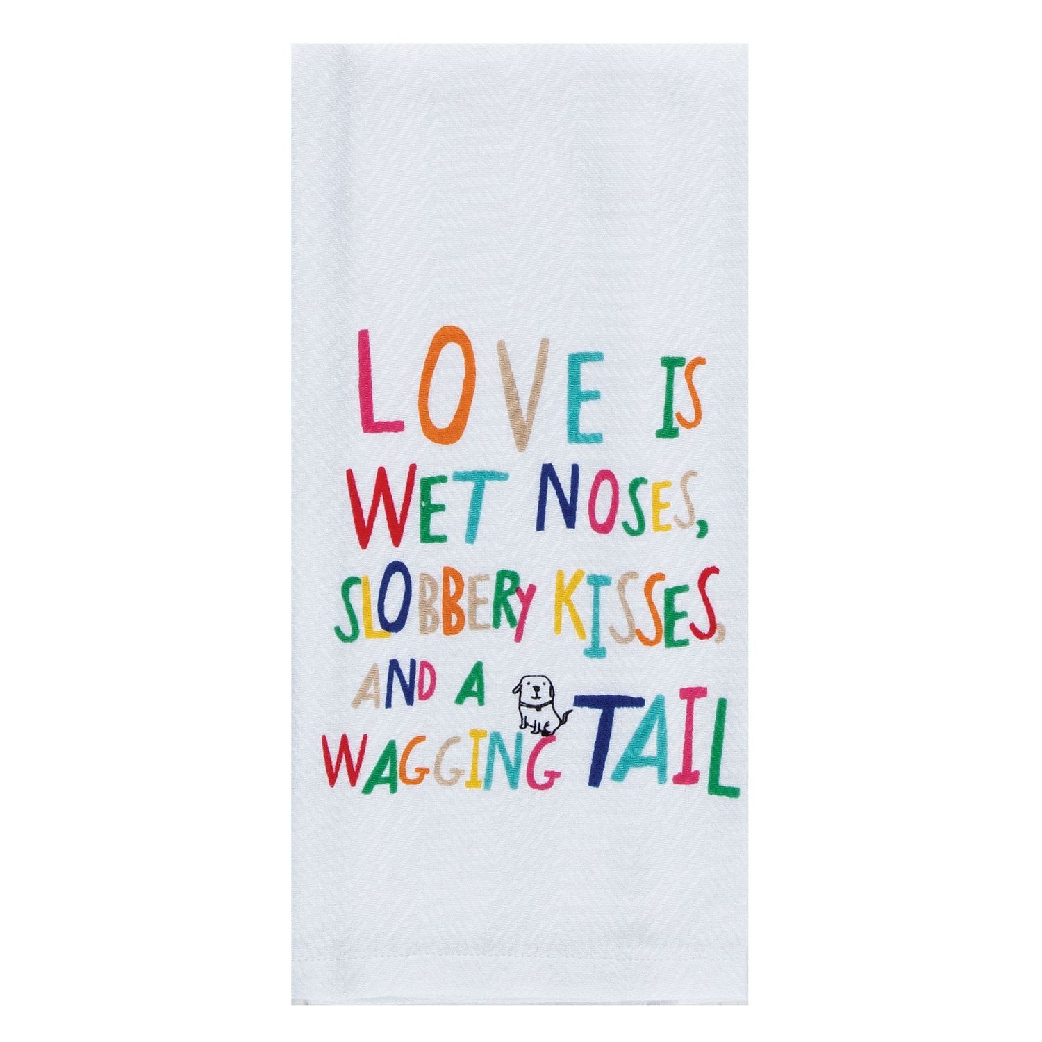 Petitudes Wet Noses Tea Towel