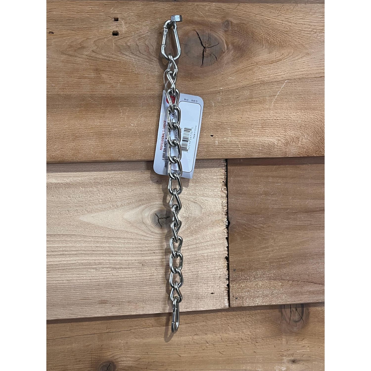 Professional Choice Curb Chain w/Clip