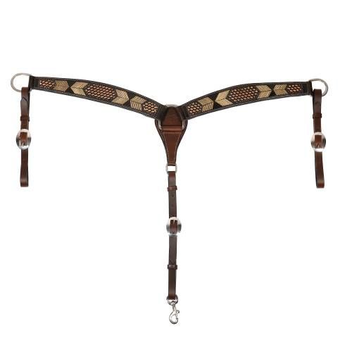 Professional Choice Chocolate Arrowhead Breast Collar