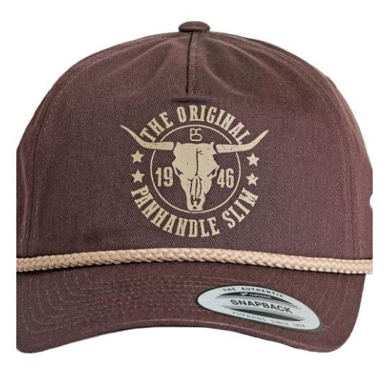 Panhandle Unisex Slim Cap-Brown