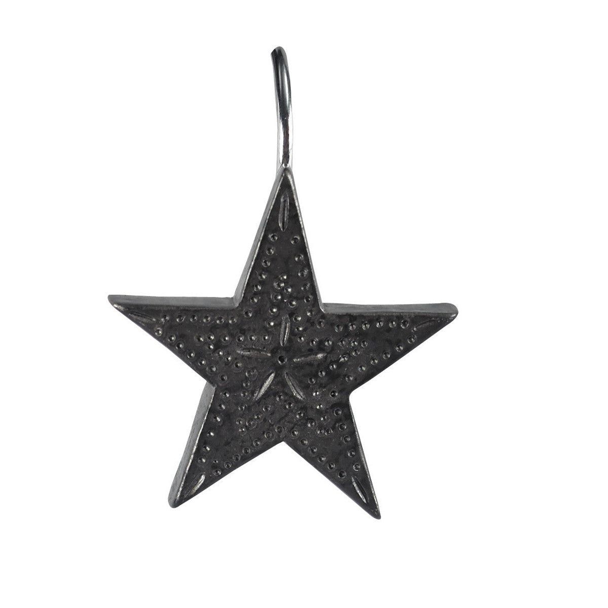 Park Designs Tin Star Shower Curtain Hooks