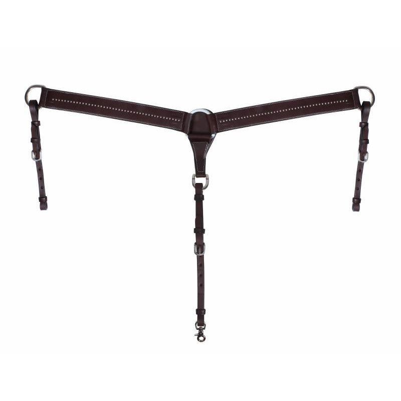 Professional's Choice Breast Collar - Dot Dark 2"