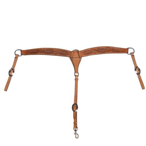 Professional's Choice Breast Collar - Natural Feather