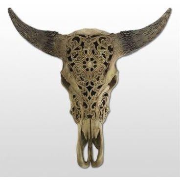 Poly Cow Head Wall Decor