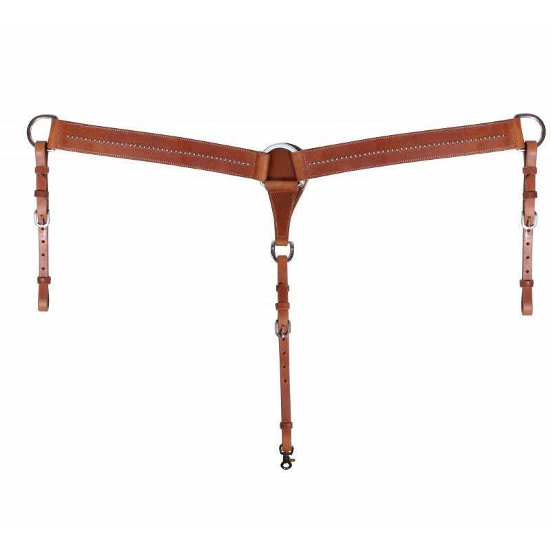 Professional's Choice Breast Collar - Dot Natural 2"