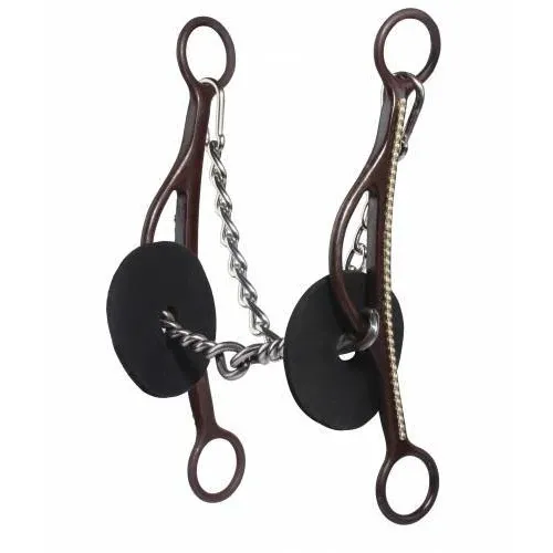 Professional's Choice Brittany Pozzi Long Gag Twisted Wire Snaffle Bit