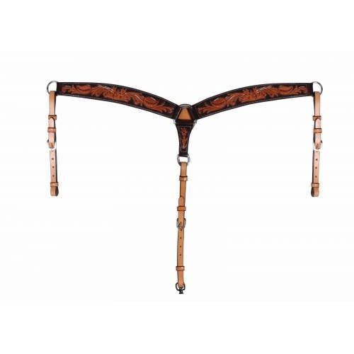 Professional's Choice Floral Chocolate Breast Collar