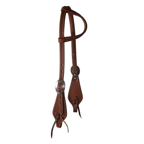 Professional's Choice Single Ear Headstall - Oiled Windmill