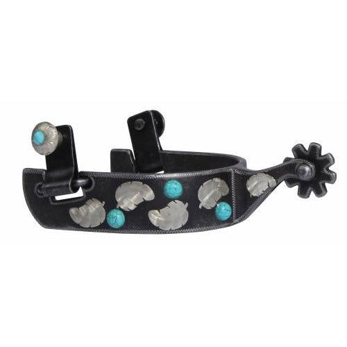 Professional's Choice Turquoise Feather 3/4" Spur