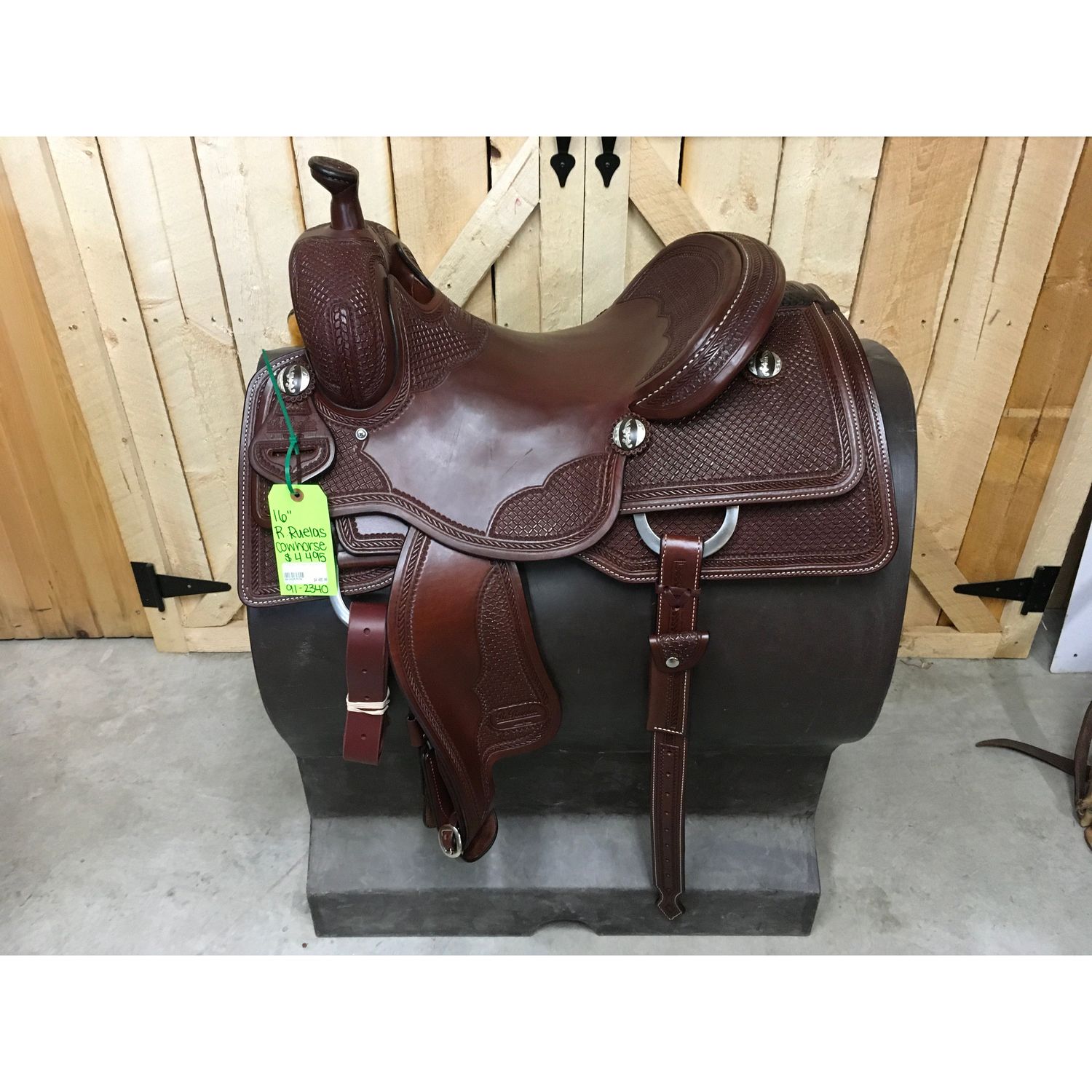 R. Ruelas 16" Cowhorse Saddle - 91-2340