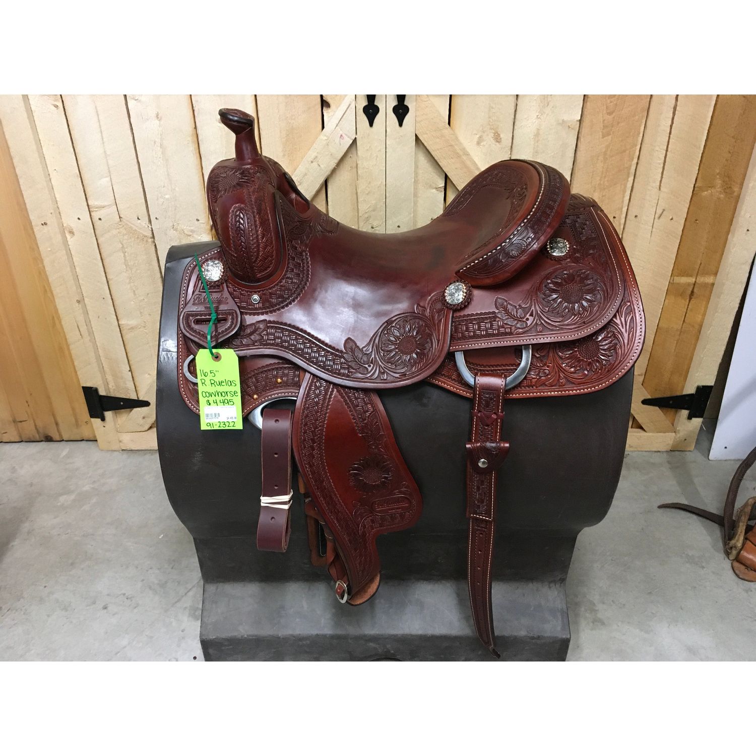R. Ruelas 16.5" Cowhorse Saddle - 91-2322