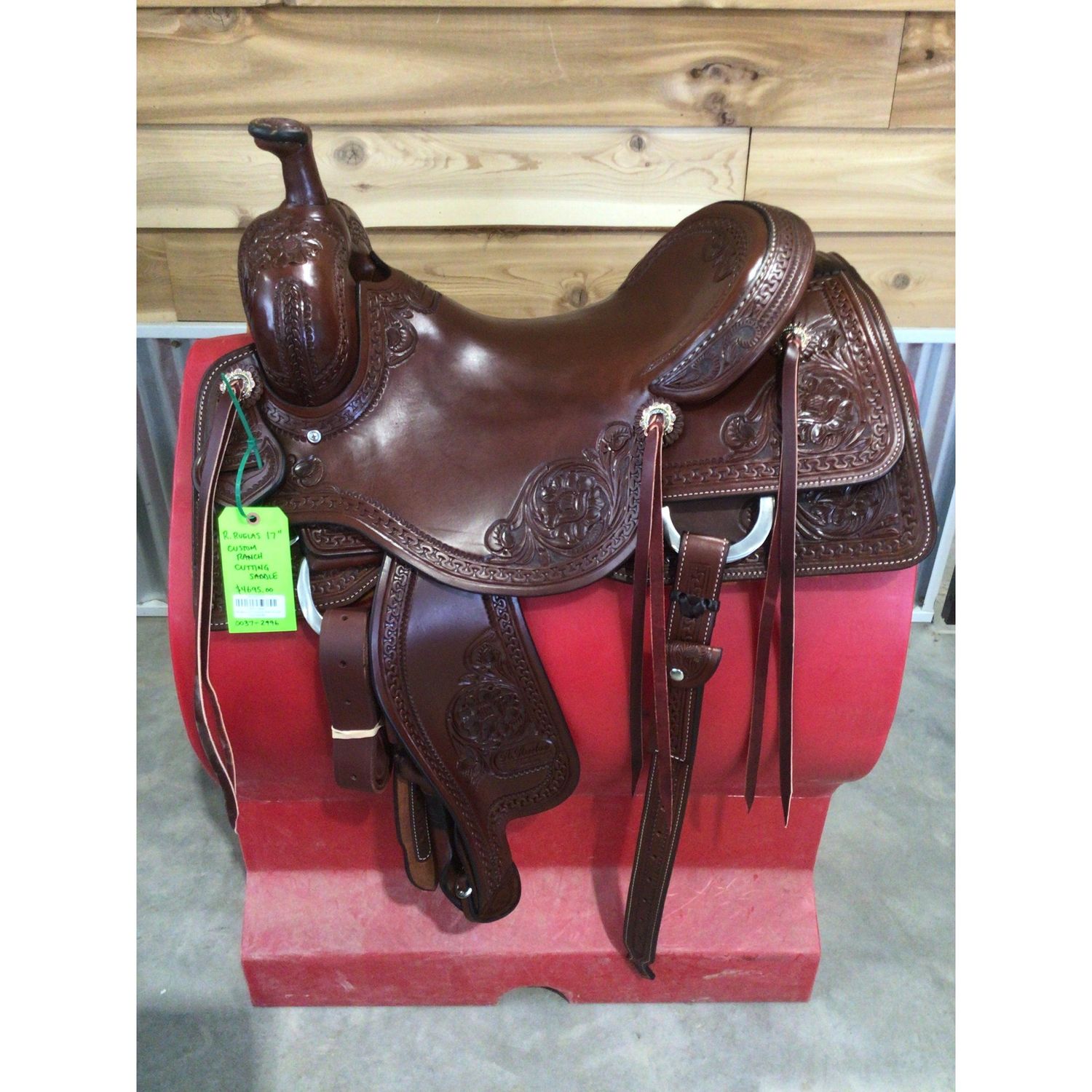 R. Ruelas 17" Custom Ranch Cutting Saddle