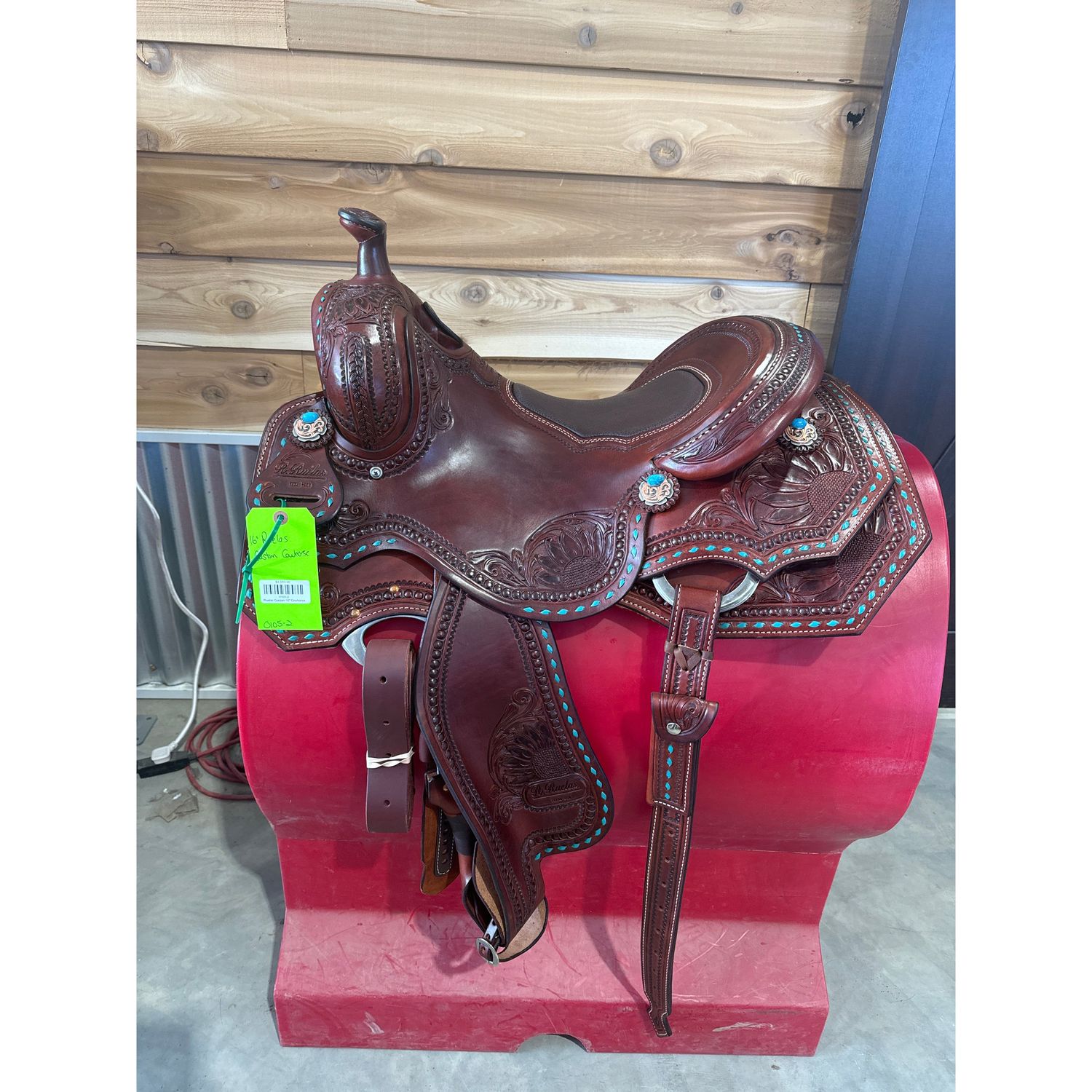 R. Ruelas Custom 16" Cowhorse Saddle-4