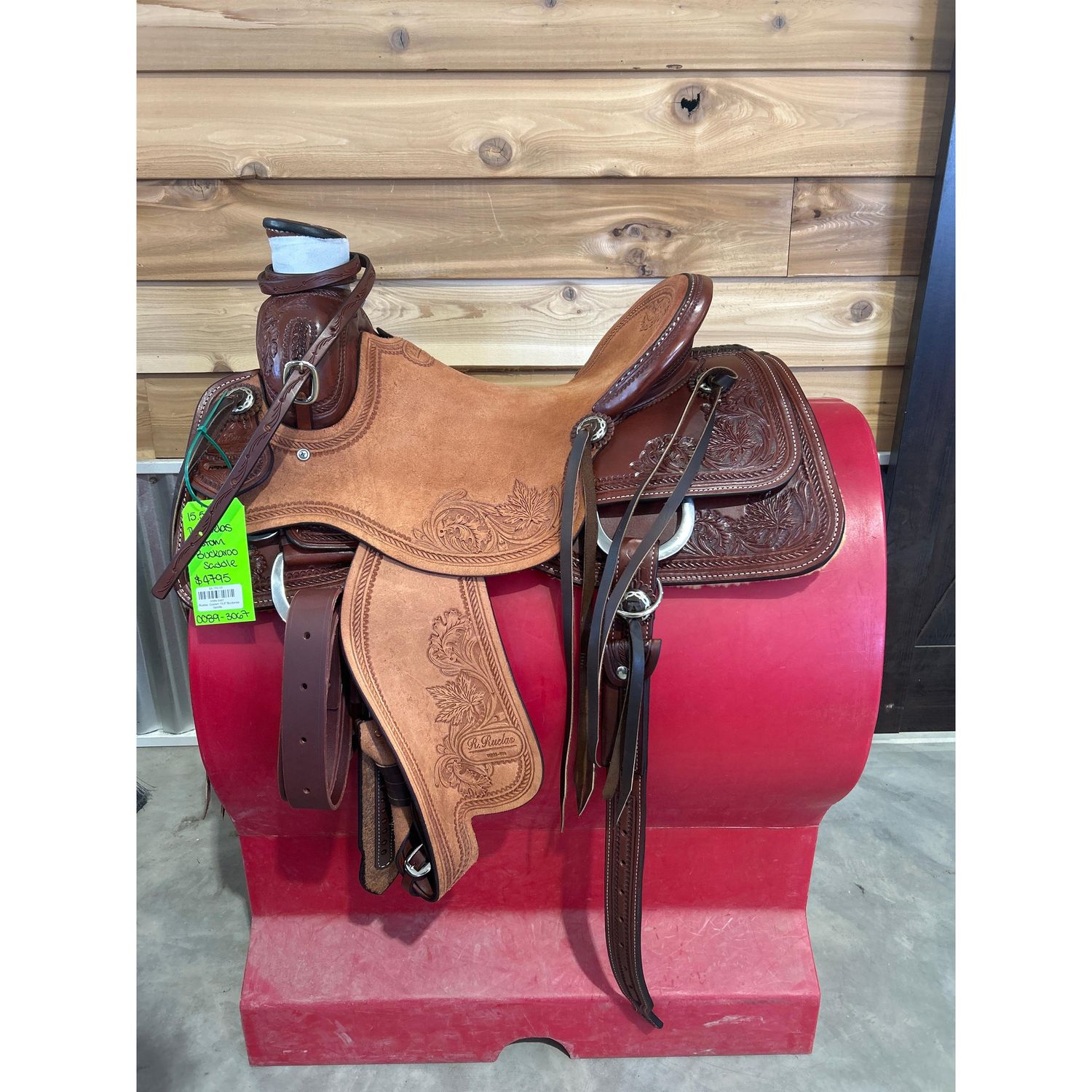 R. Ruelas Custom 15.5" Buckaroo Saddle