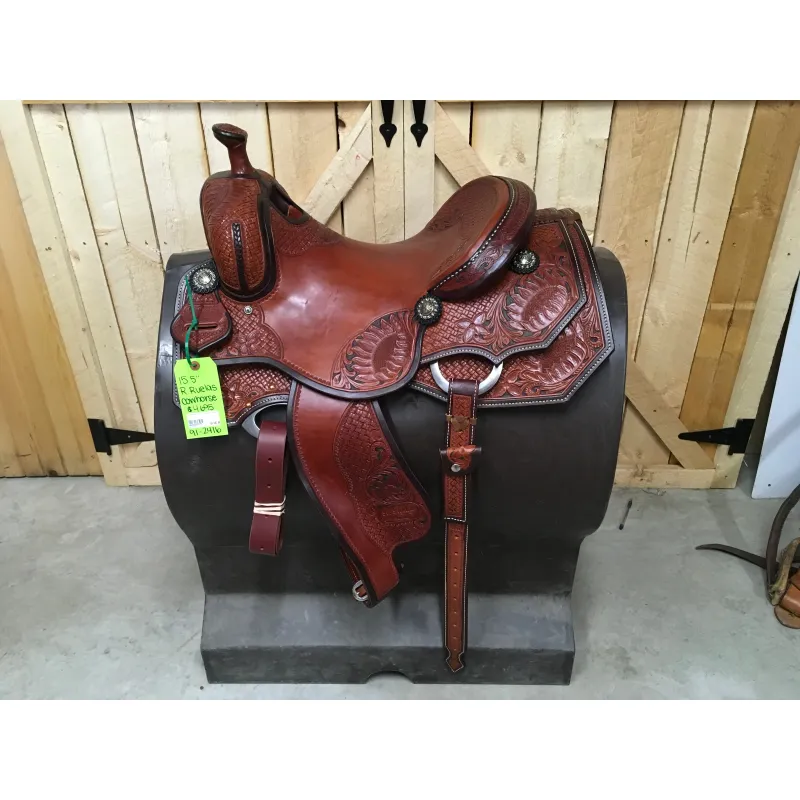 R. Ruelas 15.5" Cowhorse Saddle - 91-2416
