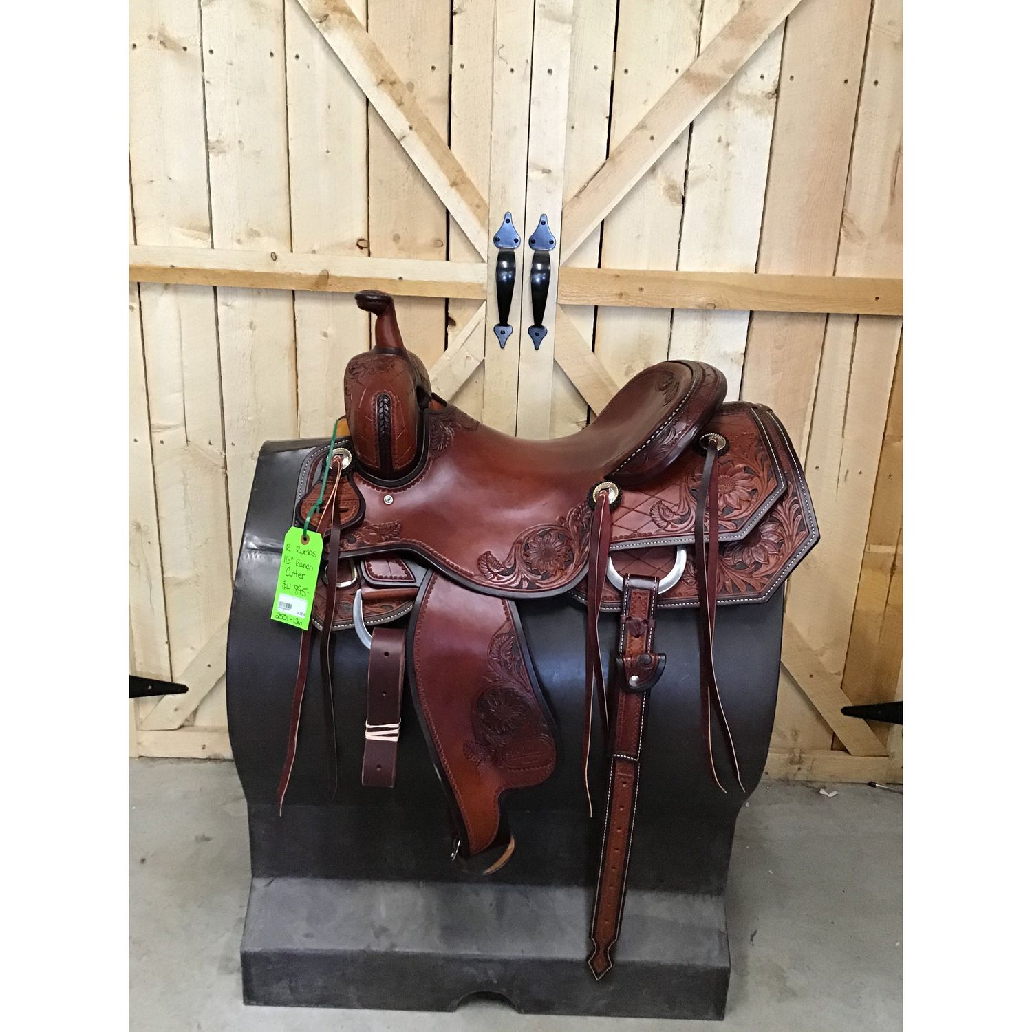 R. Ruelas 16" Ranch Cutting Saddle