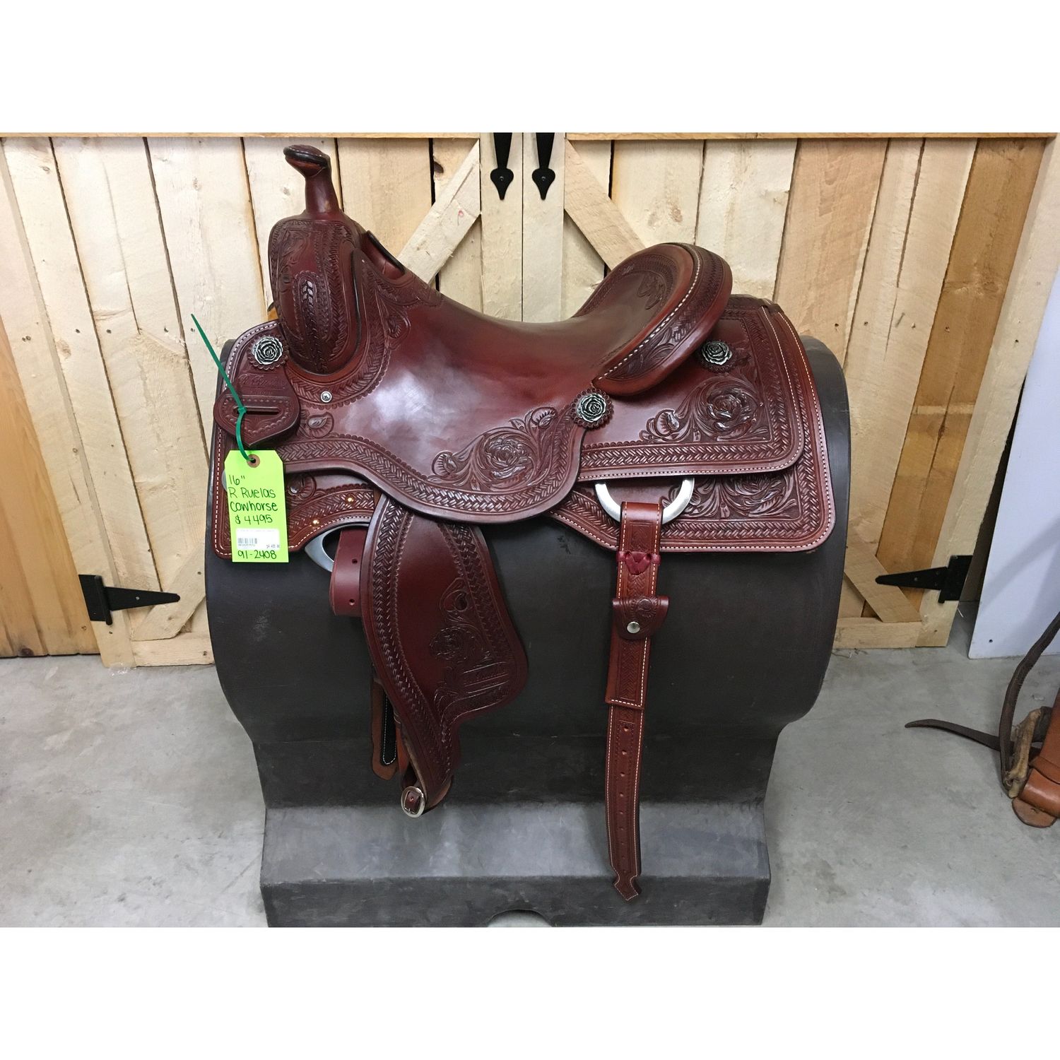 R. Ruelas 16" Cowhorse Saddle - 91-2408