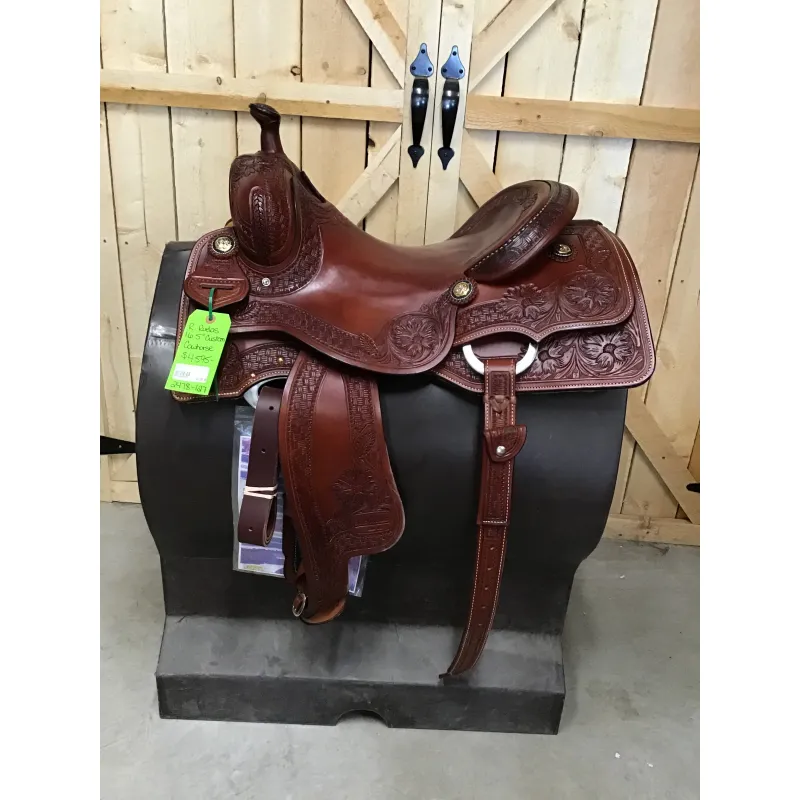 R. Ruelas 16.5" Custom Cowhorse Saddle - 2478-127