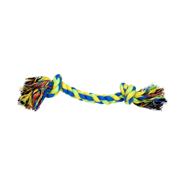 Rascals 9" Med 2 Knot Rope Tug-Yellow