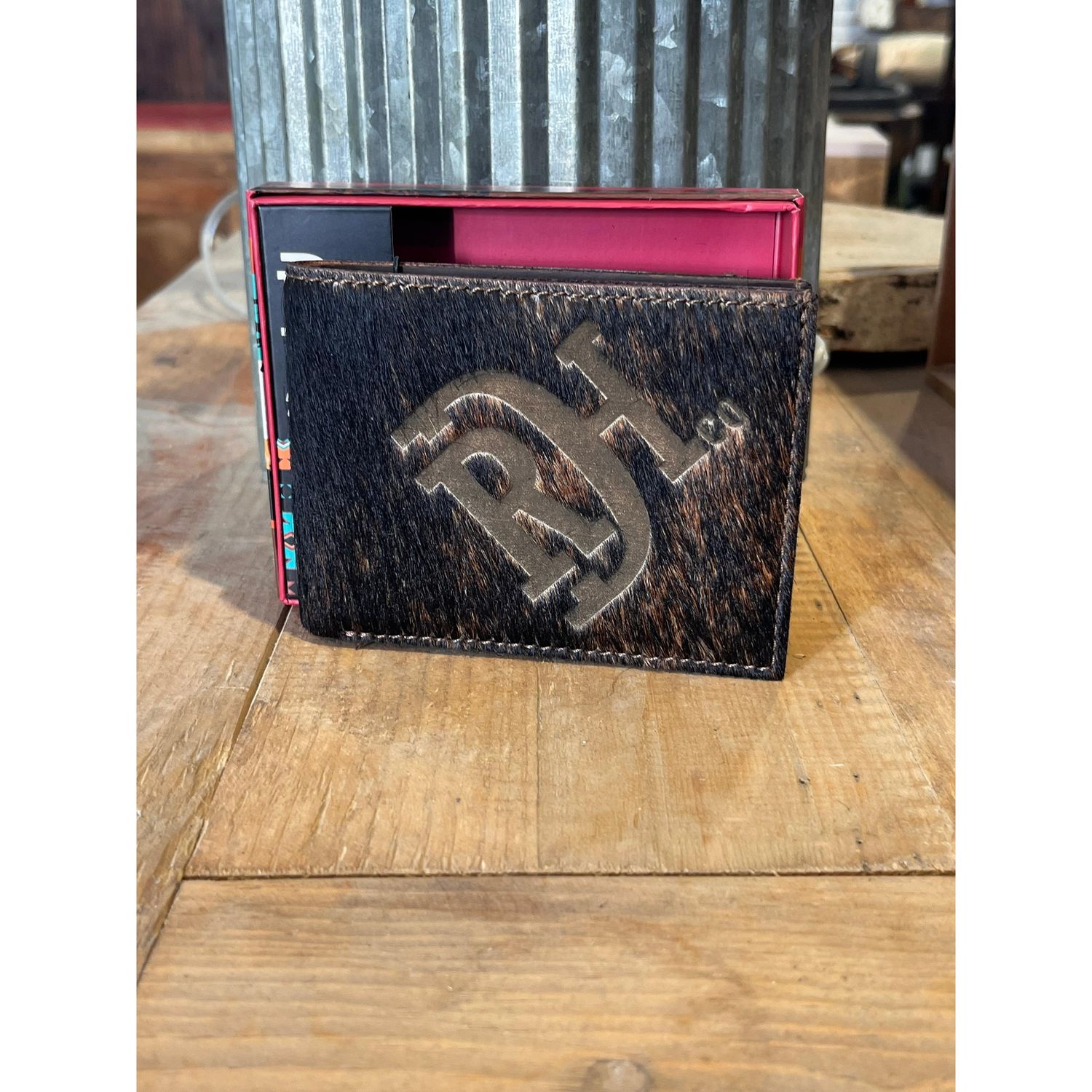 Red Dirt Men's Bifold Wallet - Natural Brindle