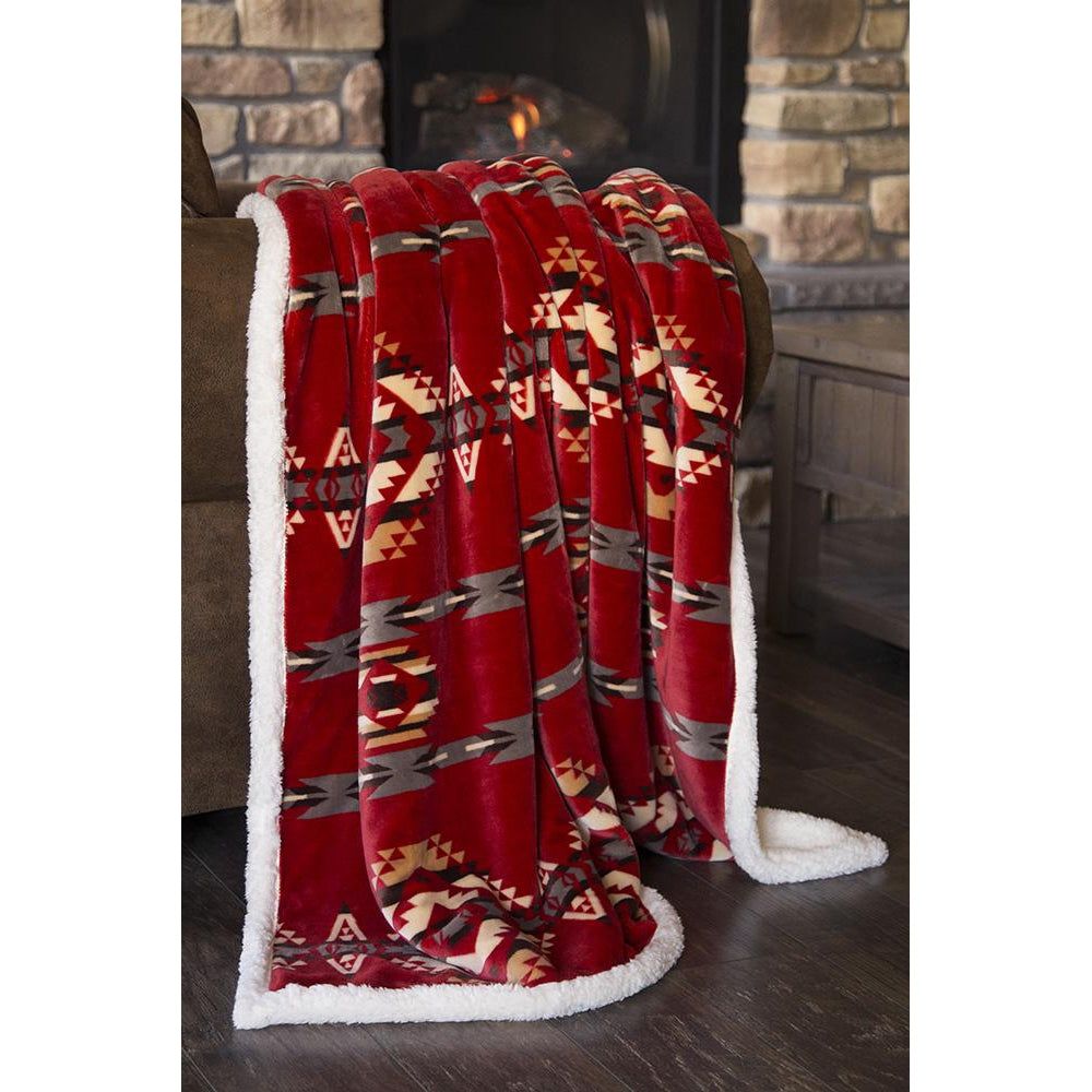 Red SW Plush Throw