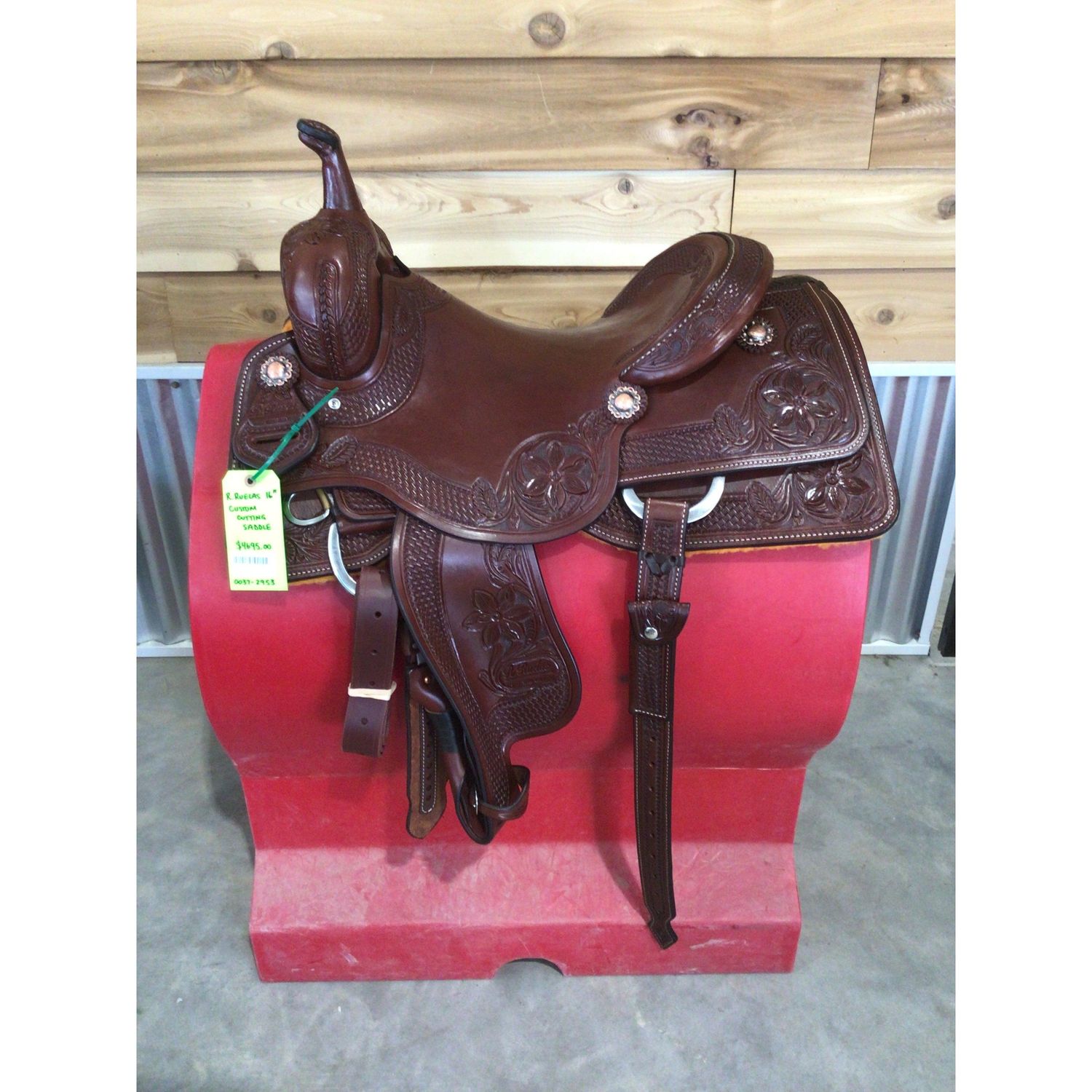 R. Ruelas 16" Custom Cutting Saddle