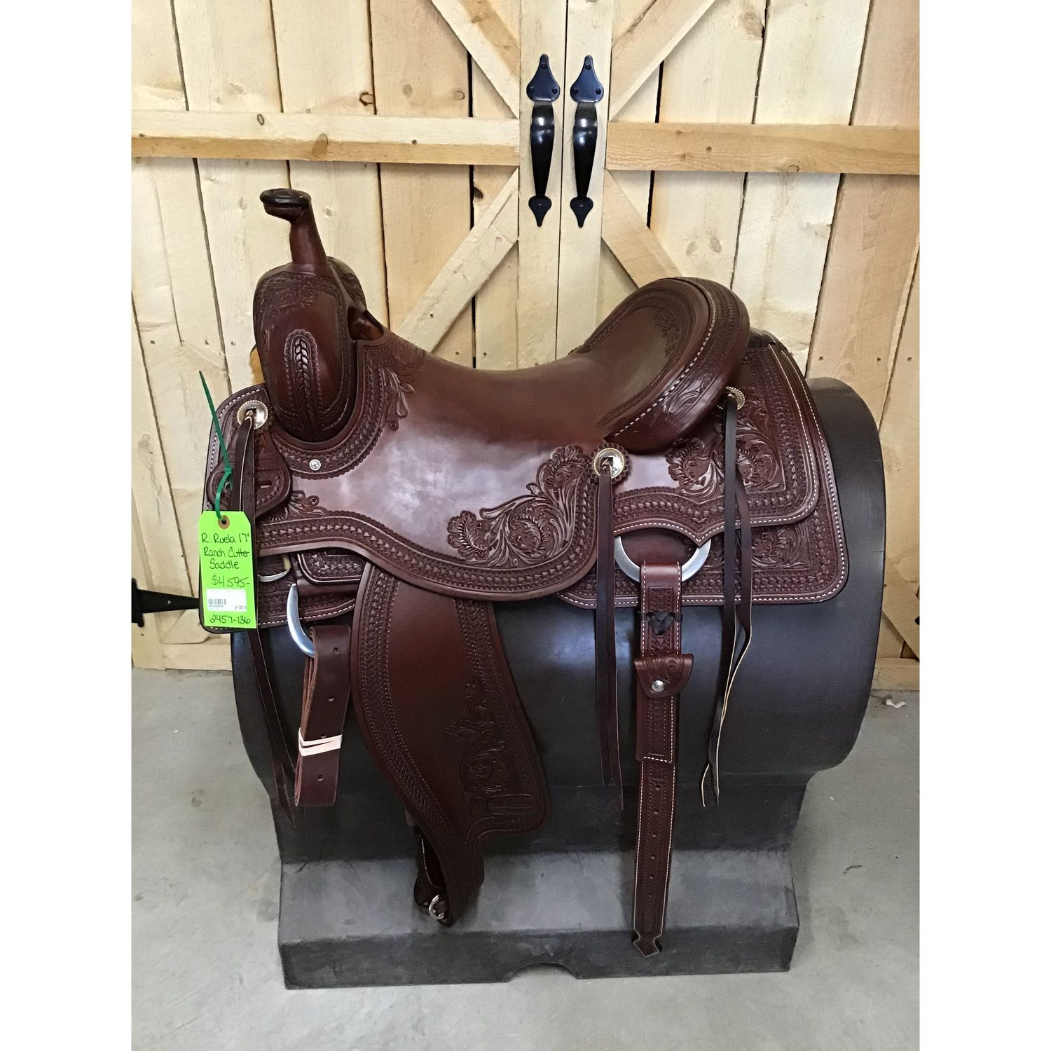 R. Ruelas 17" Ranch Cutting Saddle