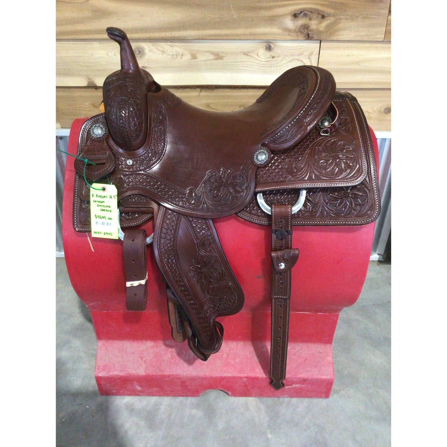 R. Ruelas 16.5" Custom Cutting Saddle