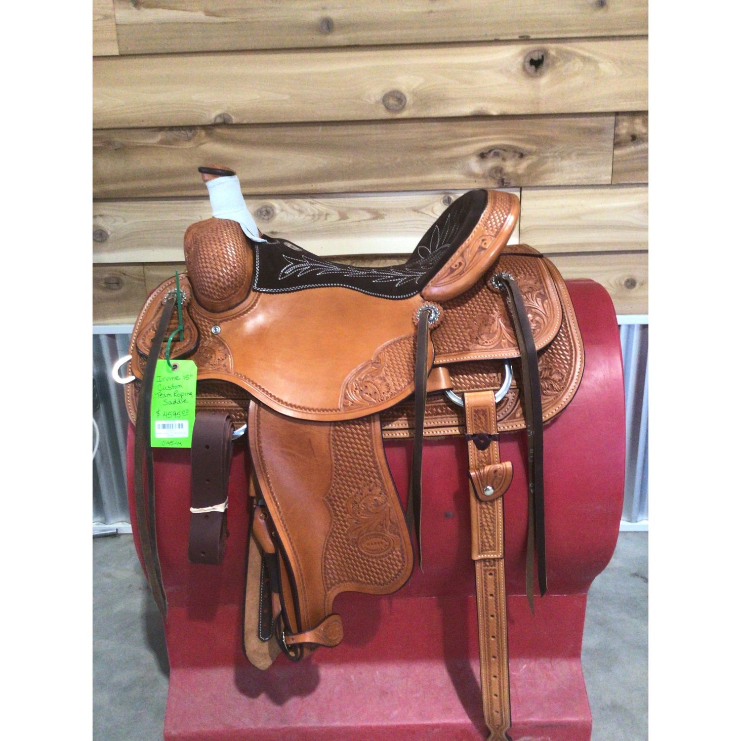 R. Ruelas Custom 15" Team Roping Saddle