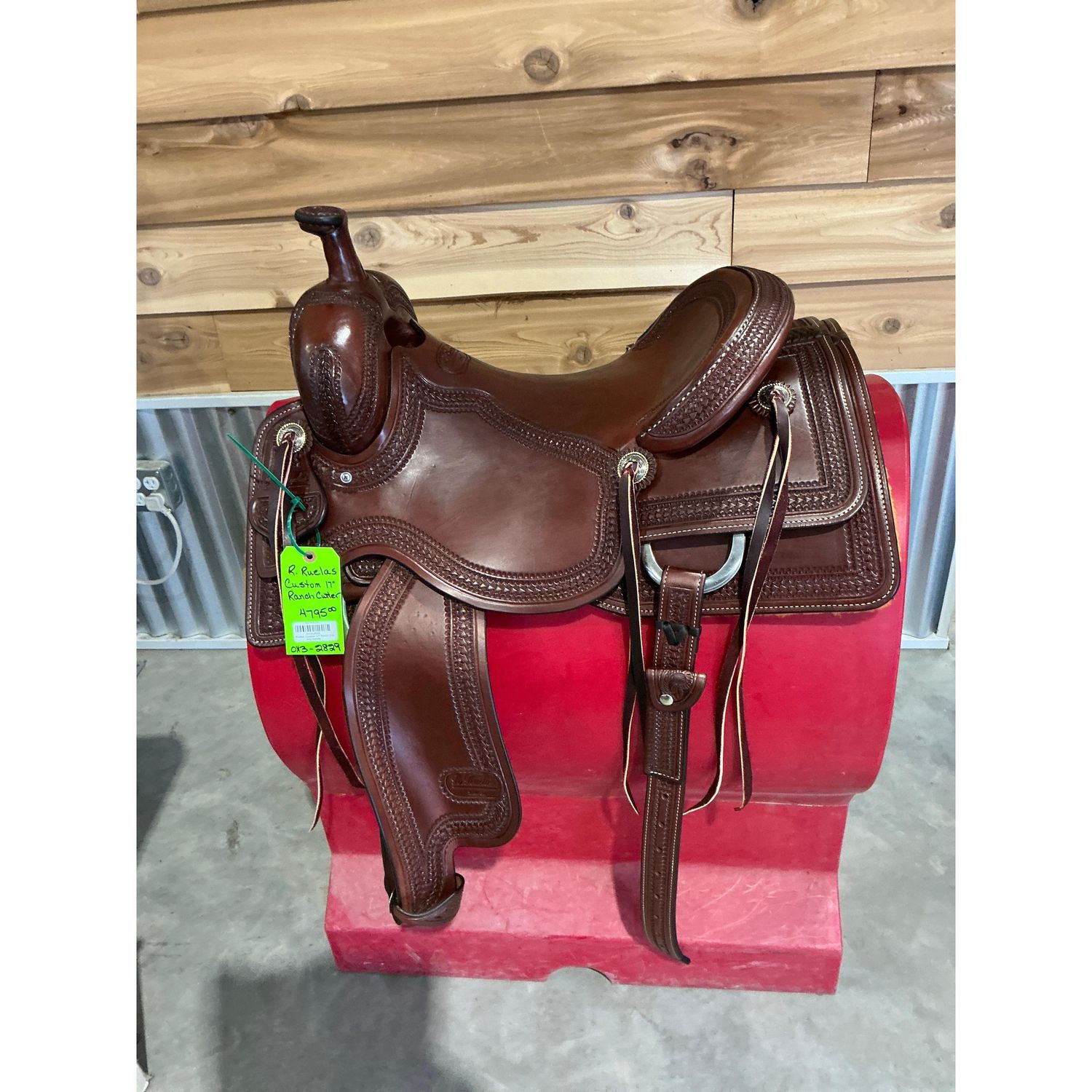 R. Ruelas Custom 17" Ranch Cutting Saddle