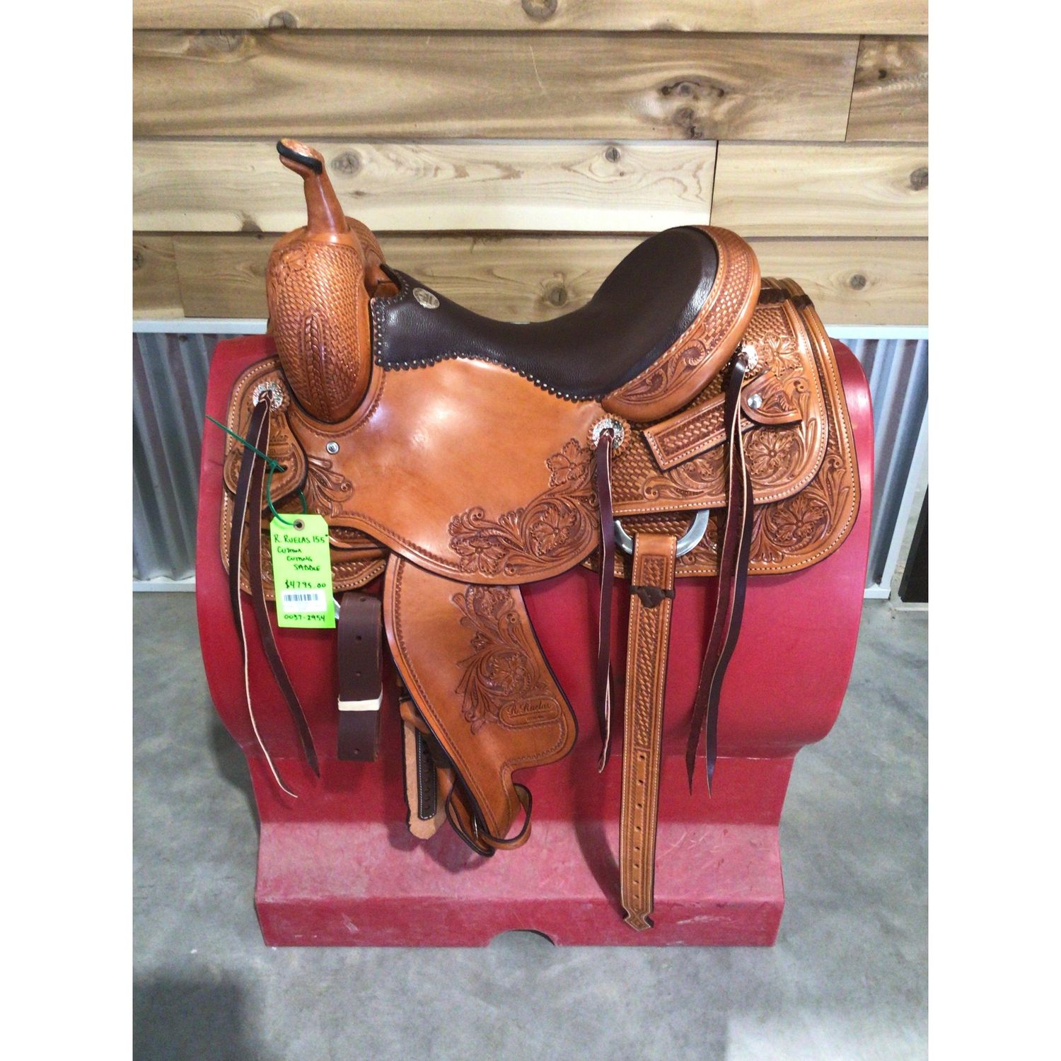 R.Ruelas 15.5" Custom Cutting Saddle