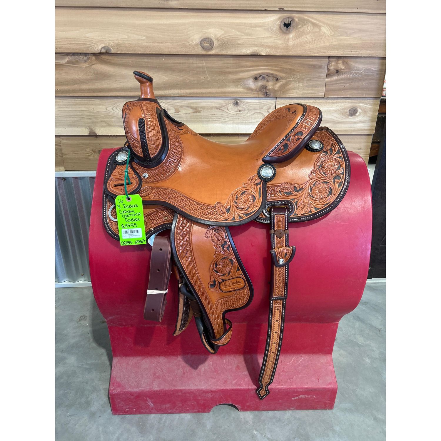 R.Ruelas Custom 16" Cowhorse Saddle-1