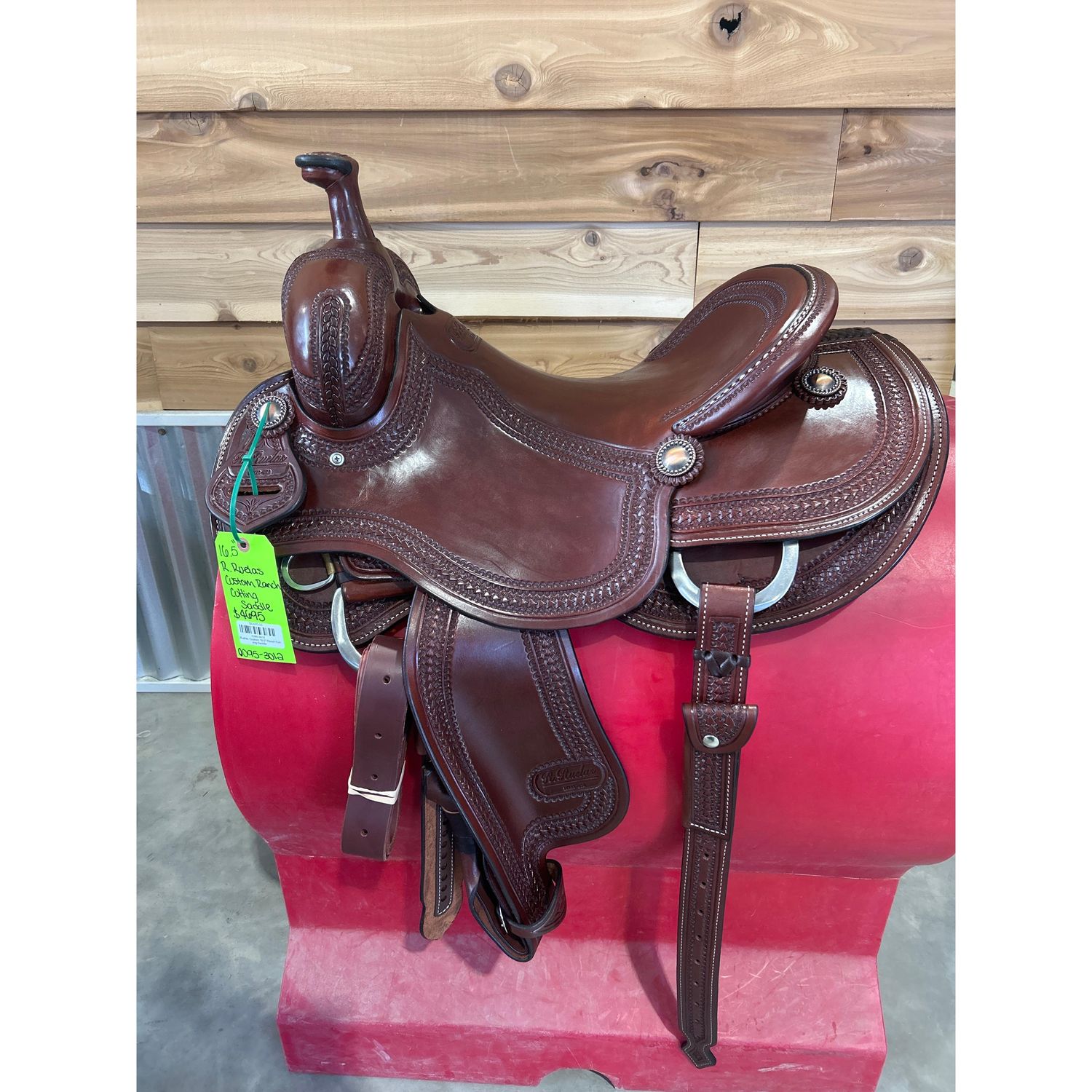 R.Ruelas Custom 16.5" Ranch Cutting Saddle-1