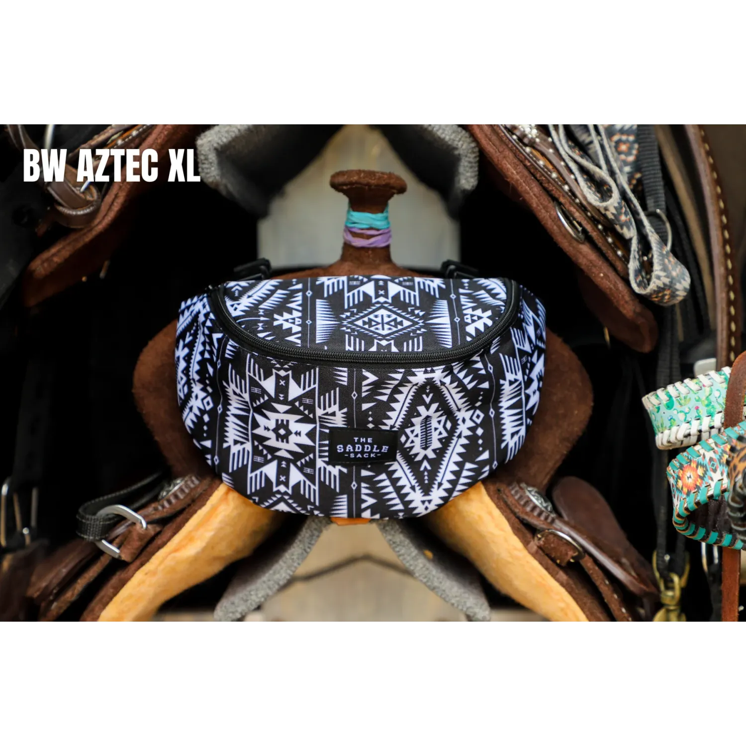 Ranch Dressn Saddle Sack XL BW Aztec