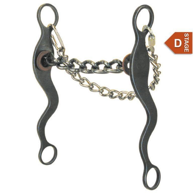 Reinsman Mike Beers Blue Steel Large Chain Bit