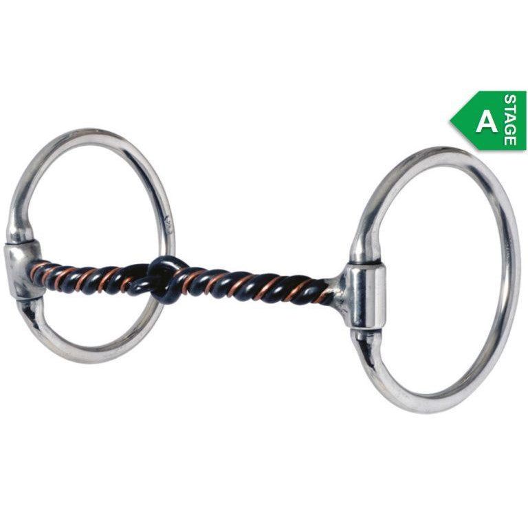 Reinsman D Ring Twisted Snaffle Bit