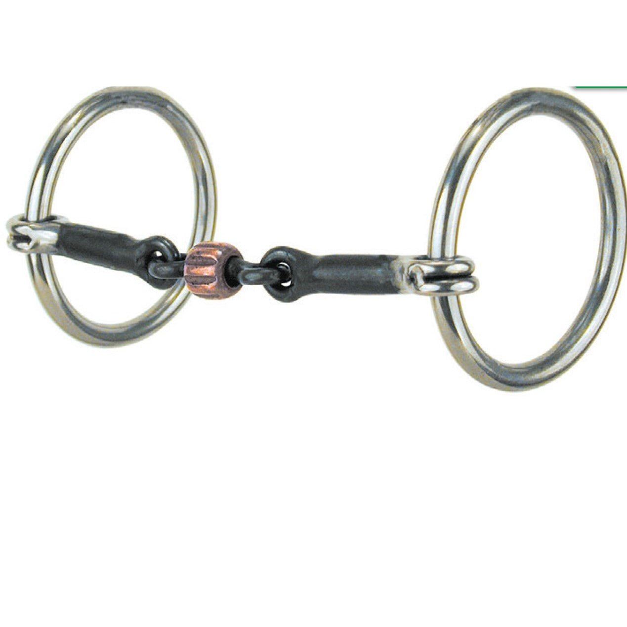 Reinsman Traditional Loose Ring 3 Piece Copper Roller Snaffle Bit
